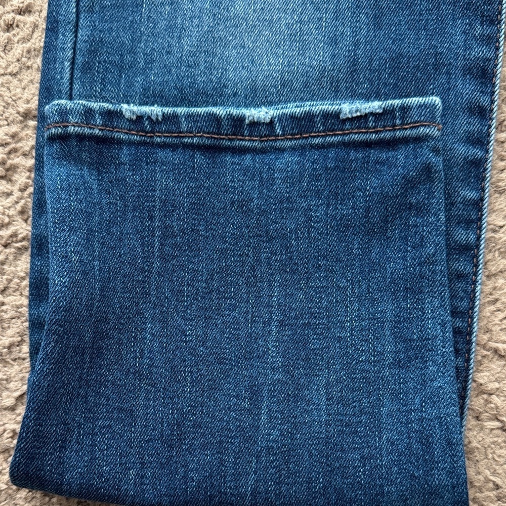 Old Navy Women's Skinny Jeans - Dark Blue - Picture 6 of 7